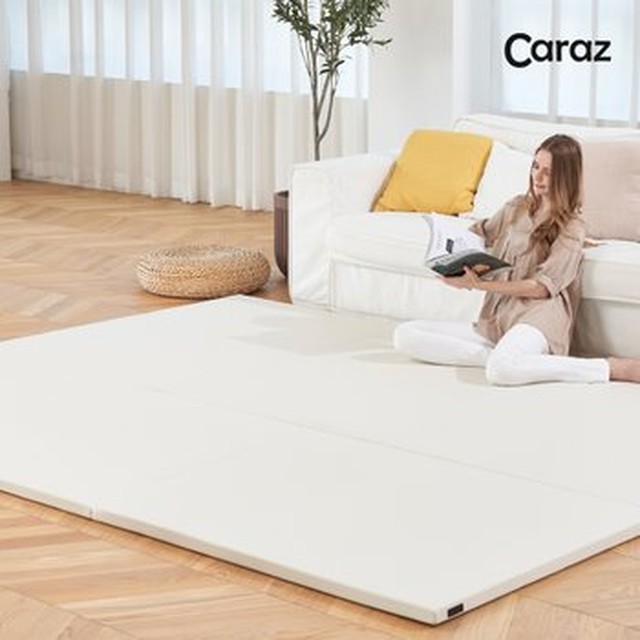 카라즈 원플립 폴더매트 140x250x4cm 유아매트 아기 놀이매트 층간소음