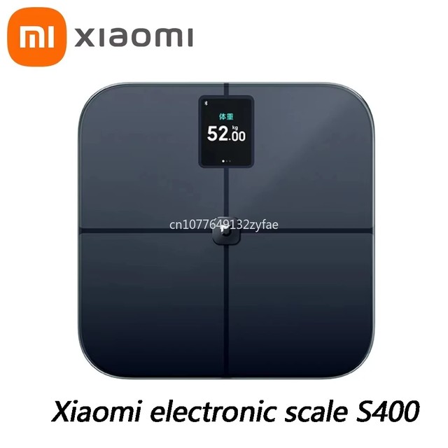 샤오미 체중계 S400 Pro 3.5인치 TFT 컬러 스크린 블루투스5.1 스마트 홈 체성분 분석기 미홈 앱 연동