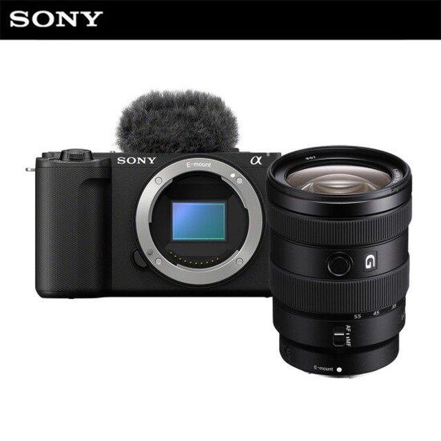 소니 카메라 ZV-E10M2 블랙 (ZV-E10M2/B) + SEL1655G 줌렌즈 패키지 / 브이로그 알파