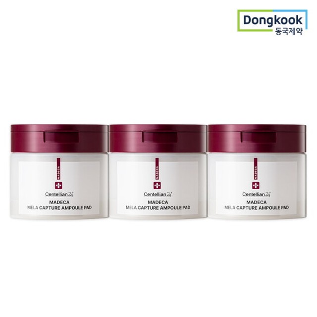 마데카 멜라 캡처 앰플 패드 60매 3개 기미케어 기미팩 미백 기능성패드 비건 인증