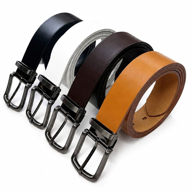 턴트 국산 플럼도트이태리통가죽 골프벨트 폭33mm YG01HN09
