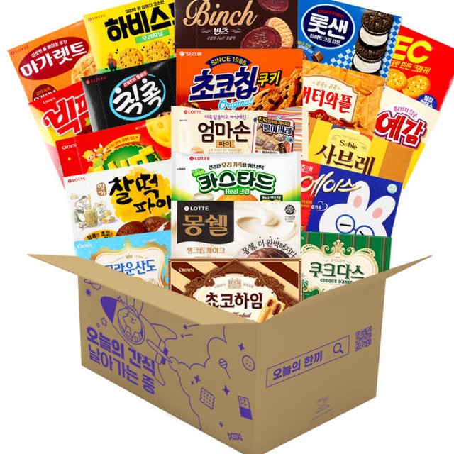 단짠랜드 실속_곽 9-1 과자 간식 세트 사무실 탕비실