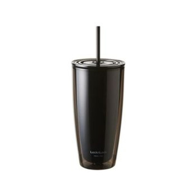 락앤락 더블월 스트로우 콜드컵 720ml 블랙 텀블러