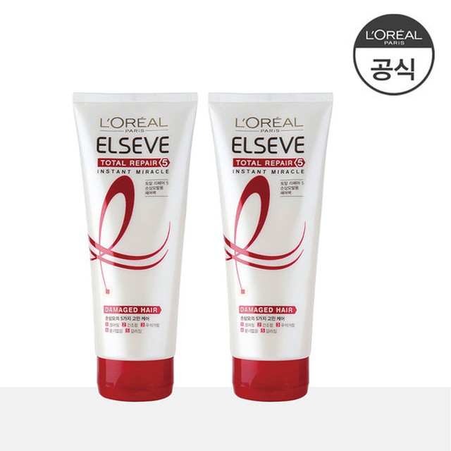 [로레알] [2개] 토탈리페어5 헤어팩170ml
