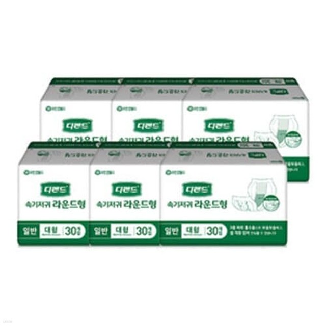 프로 디펜드 속기저귀 라운드형 일반 대형 30X6 (길이 28~54cm,흡수량 500ml)