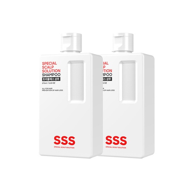 트리플에스 [1+1] 약산성 탈모샴푸 275ml + 275ml 헤어케어 샴푸 린스