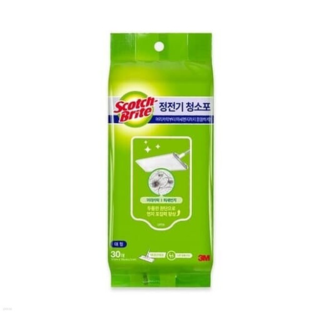3M 스위퍼키트 정전기청소포 대형 리필2178 부직포 30매입 기타청소용품
