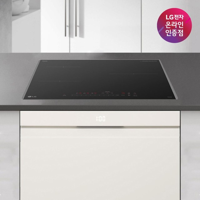 LG전자 LG 디오스 식기세척기+인덕션(DUE6BGL1E+BEI3ASB2OE/6BG1E-ASB2E)