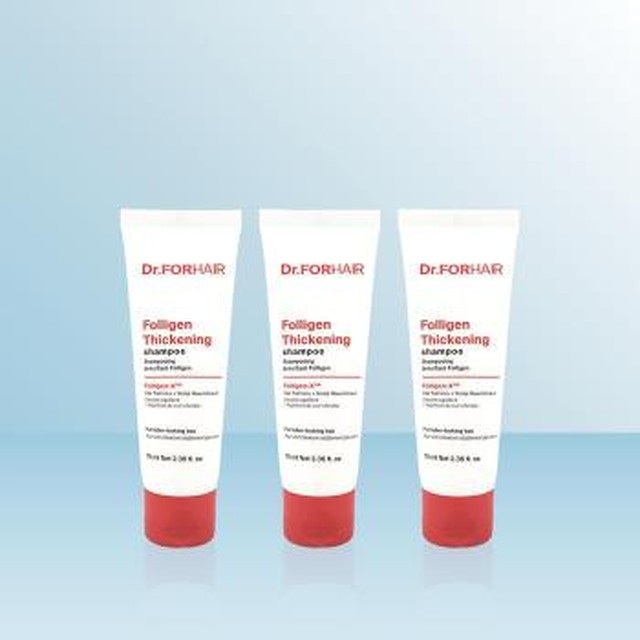 [셀러허브] 닥터포헤어 저자극 볼륨강화 탈모샴푸 폴리젠 씨크닝 샴푸 70ml x 3개 iuy (S46760443)[이마트몰] [46760443]
