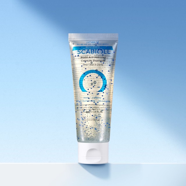 스카비올 탈모증상완화 지성용 캡슐 샴푸 70ml 3개