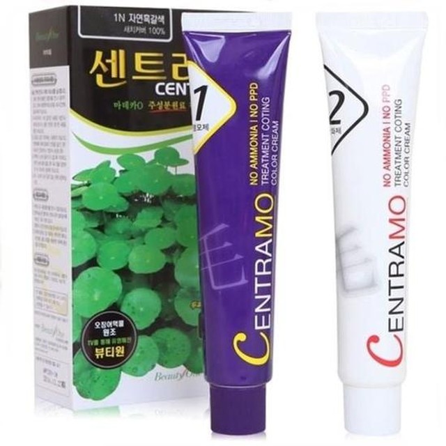 염색 센트라모 코팅칼라크림 (민감두피용)-120g