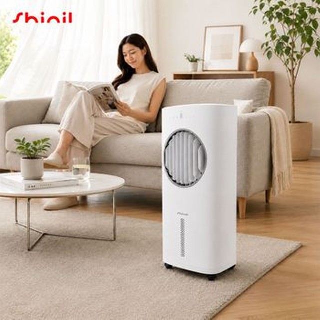 신일 AIR COOLER 8단풍속 리모컨 BLDC 저소음 냉풍기 1구 SIF-FW10R