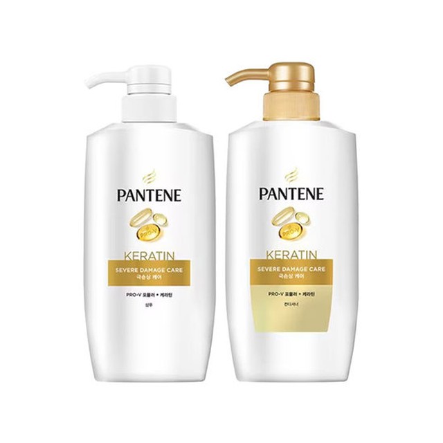 팬틴 극손상케어 샴푸 750ml 1개+컨디셔너 1개