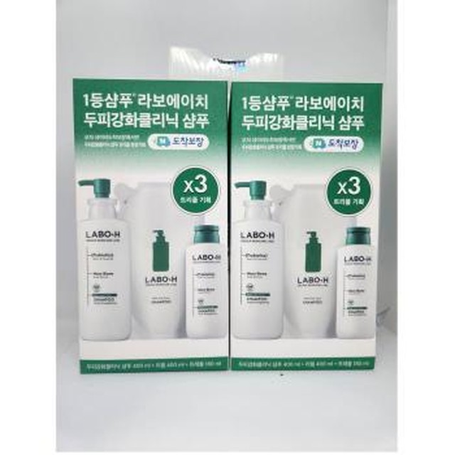 [셀러허브] 라보에이치 탈 모샴푸 약산성 대용량 두피 비건 400ml 400ml리필 180mlx 2 (S45267854)