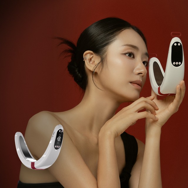 무케 뷰앤디_앤모드 프로 EMS+LED 마사지기 브이라인 괄사 리프팅 홈케어