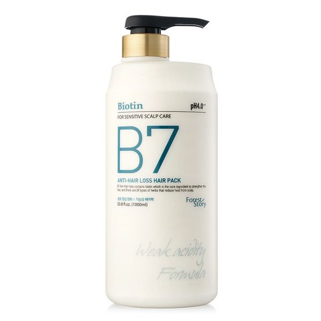 [보리보리] 포레스트스토리 B7 안티헤어로스 약산성 탈모 헤어팩 1000ml