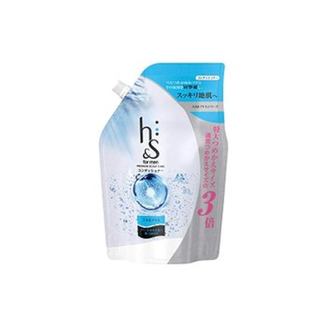 [기타] 대용량 h&s for men 에이치앤에스포멘 컨디셔너 두개골 EX 리필 초특대 9