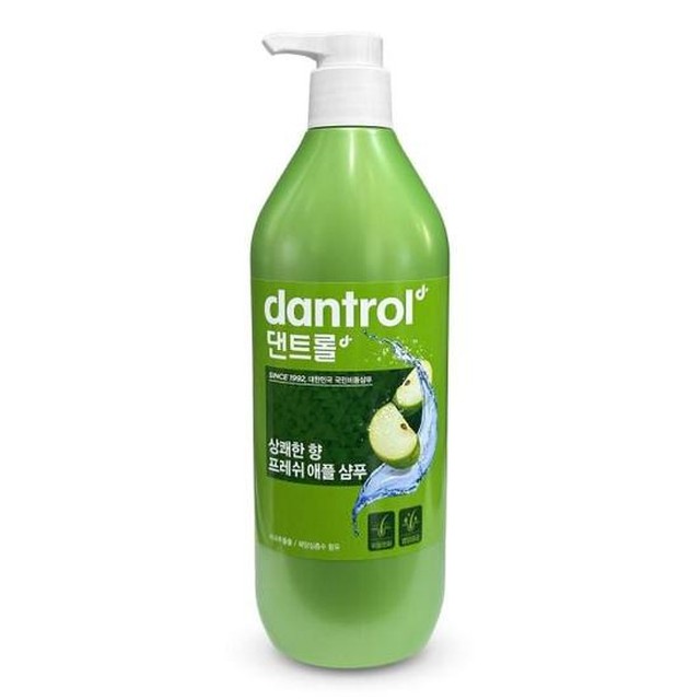 지성샴푸 댄트롤 프레쉬 애플 비듬 영양 샴푸 린스 겸용 820ml