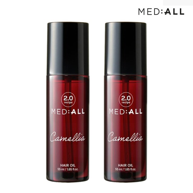 메디올 인텐시브 헤어오일 까멜리아 55ml 2개 레드까멜리아 케라틴 단백질세럼 천연오일 더마보습