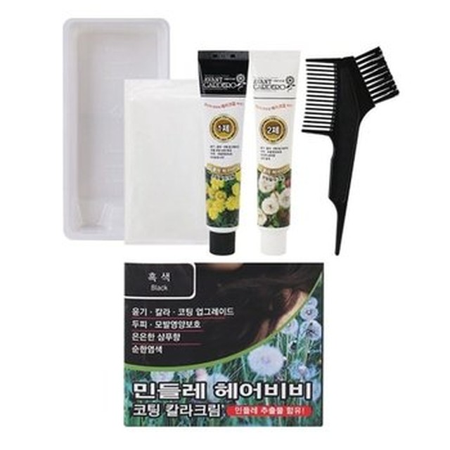 [기타] 모발 윤기 보습을 함께 관리 흑색 헤어 염색약 80g[이마트몰]