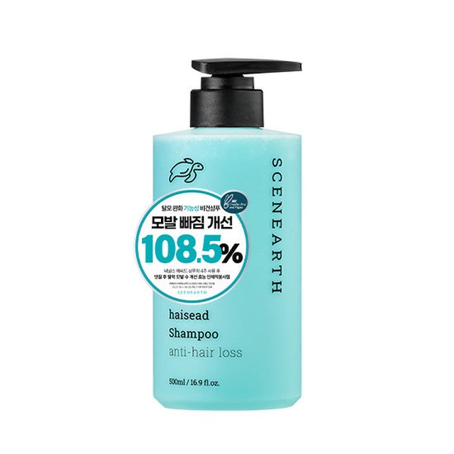 씨널스 헤씨드 감태 약산성 탈모샴푸 500ml