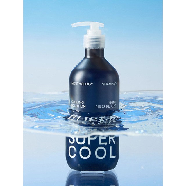 멘톨로지/[사은품증정]/[두피쿨링&모근강화]슈퍼쿨 샴푸 495ml/헤어케어 샴푸/린스