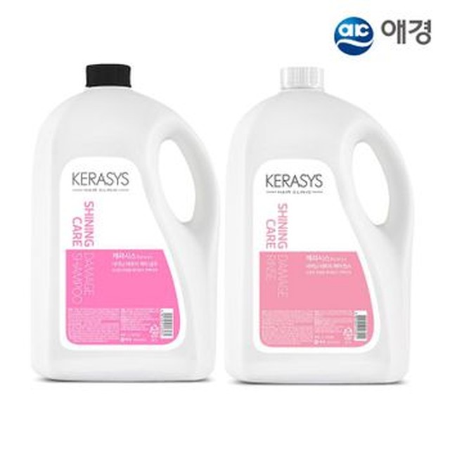 [케라시스] 케라시스 샤이닝 데미지 케어 대용량 4L (샴푸 린스 택1)[35172937][이마트몰] [상품상세 참고]