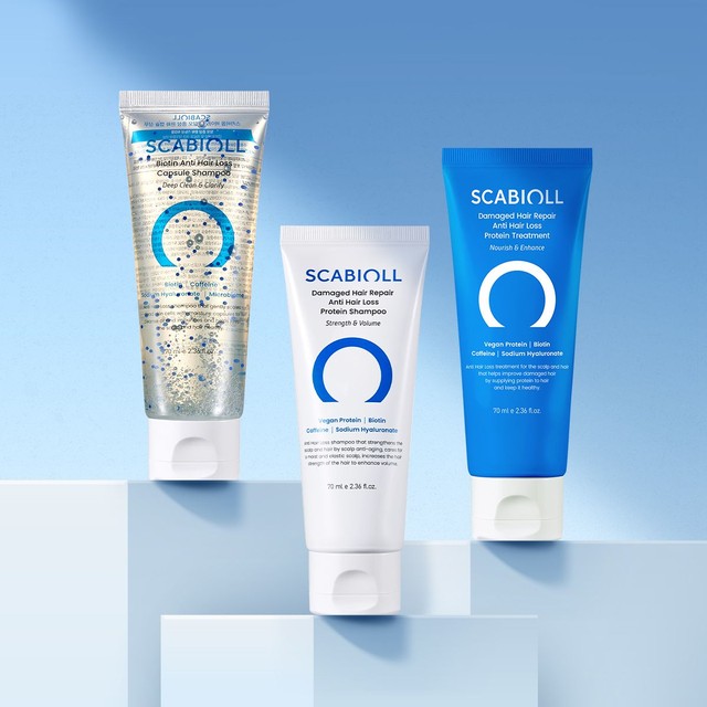 스카비올 [여행용] 단백질샴푸 70ml+캡슐샴푸 70ml+트리트먼트 70ml