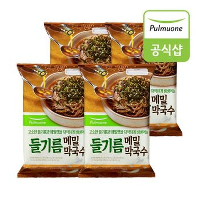 풀무원 들기름 메밀막국수 2인분(391g) x 4개[36189776][이마트몰] [40732]