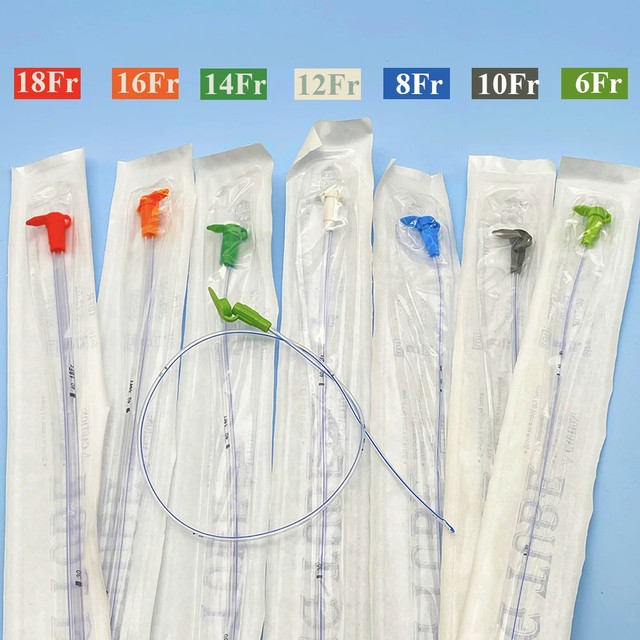 15PCS 애완 동물 고양이와 개 대형 동물 비위 공급 튜브 비위 식도 장소 라운드 폐쇄 팁 영양 용품 클리닉