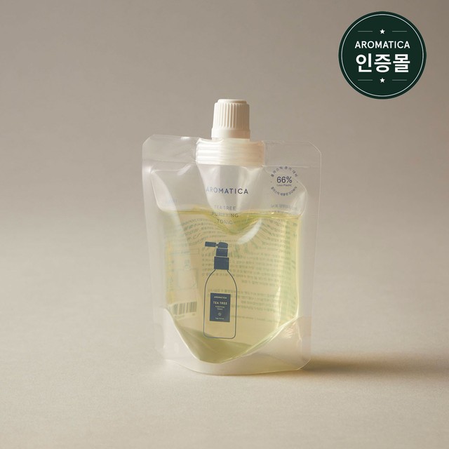 [쿨링진정 헤어토닉] 아로마티카 티트리 퓨리파잉 토닉 100ml (리필) +할인쿠폰