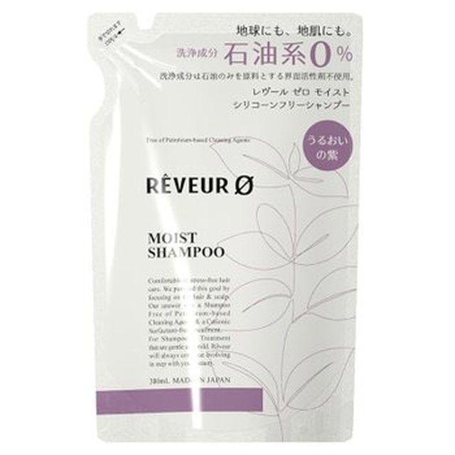 [기타] REVEUR0 레브르 제로 모이스트 실리콘 프리 샴푸 리필 380mL 380ml x 1