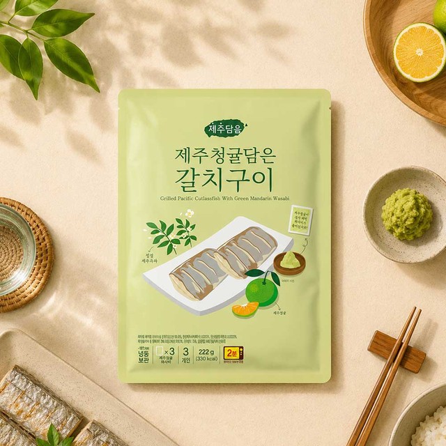 오뚜기 제주담음 제주청귤담은 갈치구이 222g 2개