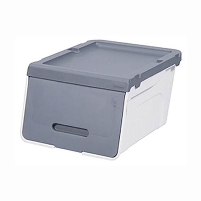 시스맥스 루맥스 슬라이딩 리빙박스 슬림형 소 GR그레이 소품정리함