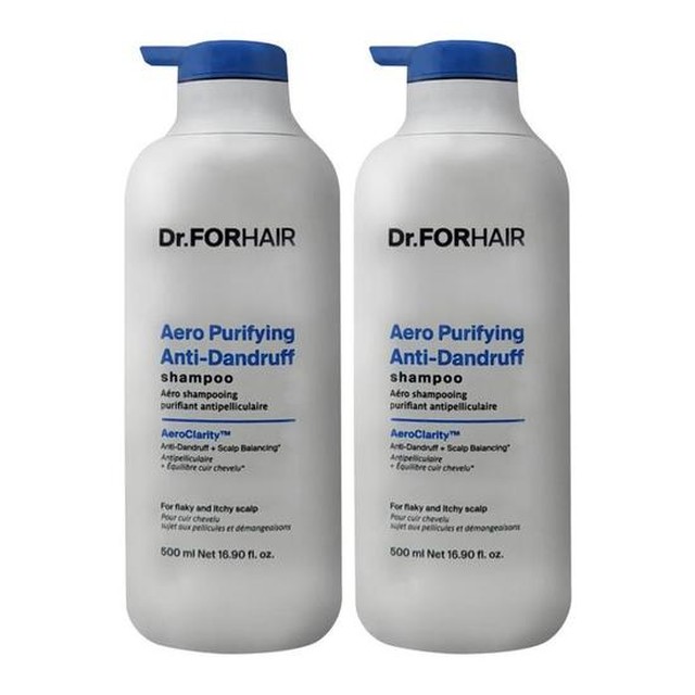 닥터포헤어 에어로 퓨리파잉 안티 댄드러프 샴푸 아로마향 500ml 비듬케어 2개 Ss