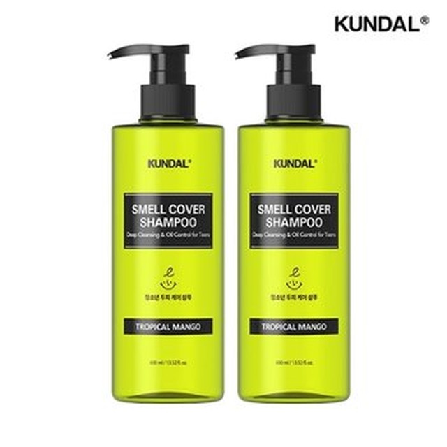 [쿤달] 올데이 스멜커버 청소년샴푸 400ml 트로피컬망고 2개입[이마트몰]