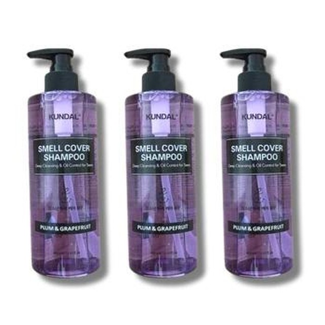 [셀러허브] [영양친구] 쿤달 올데이 스멜커버 청소년샴푸 플럼앤그레이프프룻 400ml 3개 (S51627507)[이마트몰] [51627507]