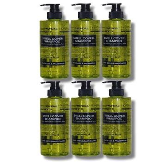 [셀러허브] 쿤달 올데이 스멜커버 청소년 샴푸 라임 바질 앤 만다린 400ml 6개 (S51575060)[이마트몰] [51575060]