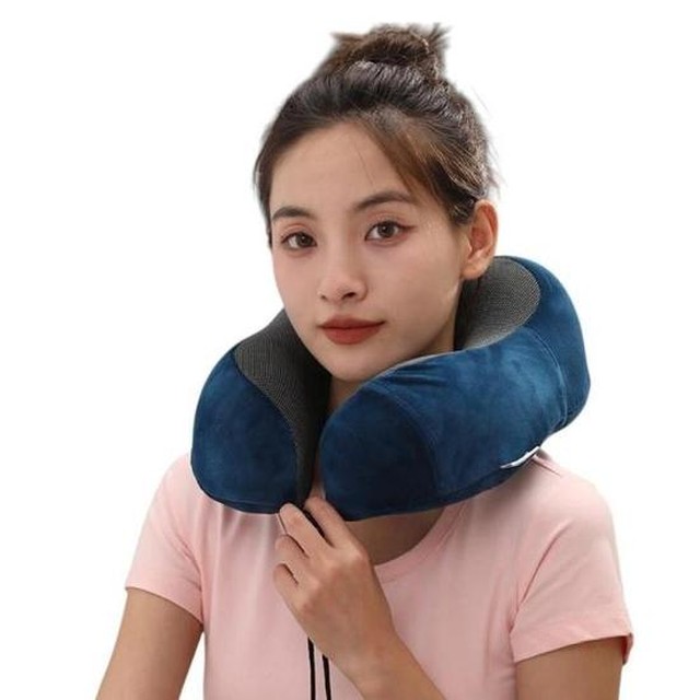사무실목베개 메모리폼 3종 목베개세트 블루
