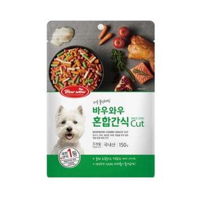 바우와우 혼합 Cut 150g (강아지 간식) WFQ6CZC