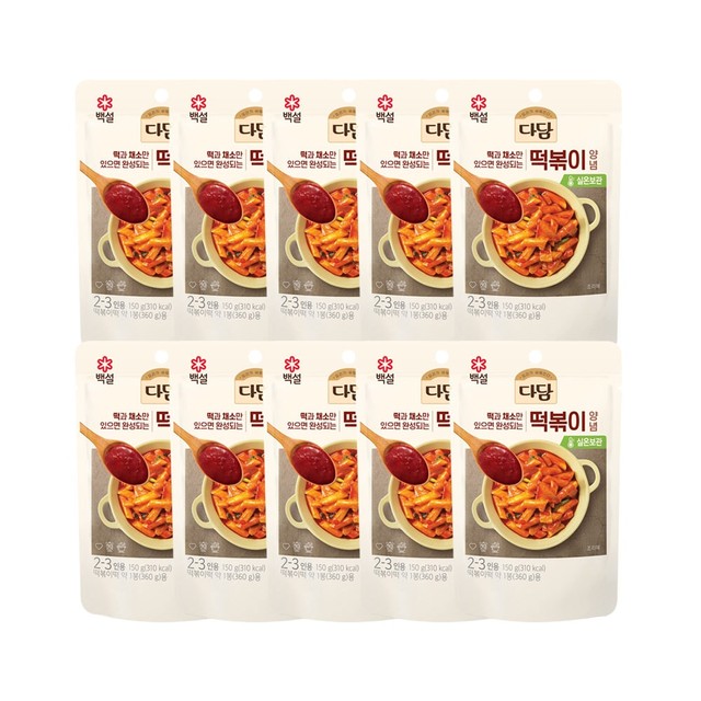 CJ제일제당 다담 떡볶이양념 150g x10개
