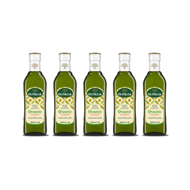 올리타리아 이태리 유기농 엑스트라버진 올리브유 500ml 5병