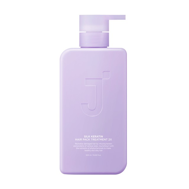 제이숲 실크케라틴 2X 헤어팩 극손상모 컨디셔너 트리트먼트 플로럴향 500ml