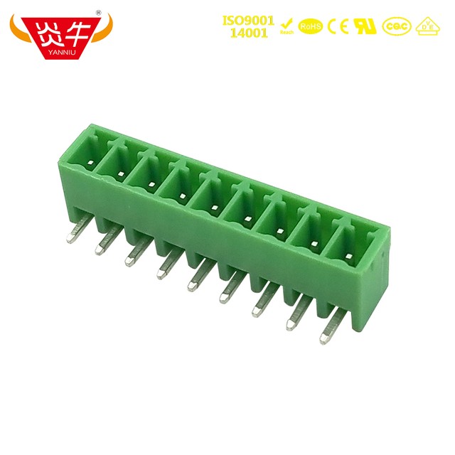 10Pcs 3.81mm 15EDGRC ECH381R KF2EDGR 3.81 2P ~ 12P PCB 플러그인 TEMINAL 블록 MC 1,5 2-G-3,81 PHOENIX CONTACT DEGSON YANNIU