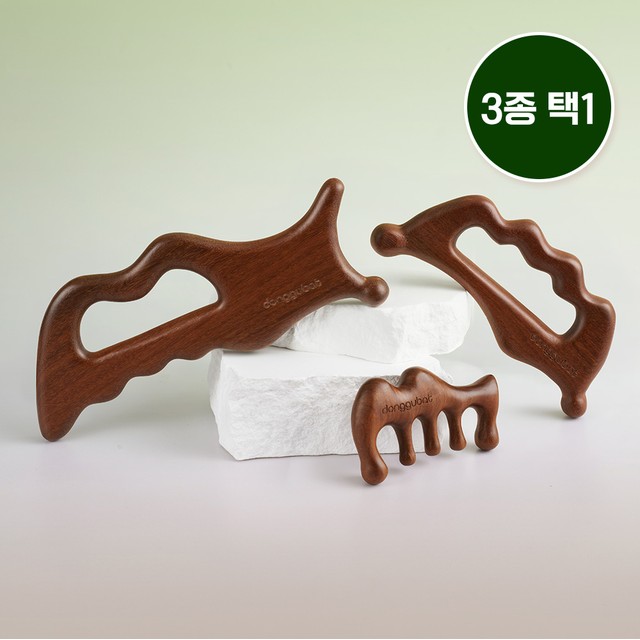 동구밭 올인원 우드 괄사 3종 세트