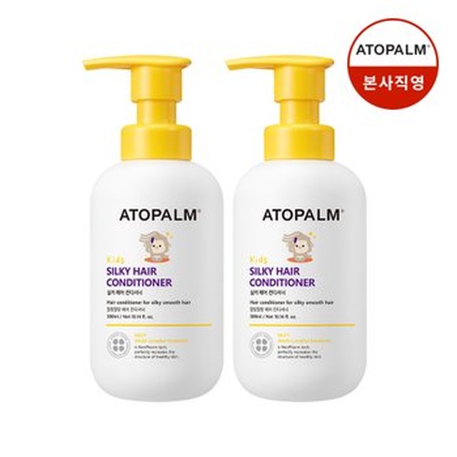 [아토팜] [1+1] 키즈 실키 헤어 컨디셔너 300ml+[증정]징크선크림10gx2개[이마트몰] [민감한 우리아이 두피를 위한 저자극 샴푸]