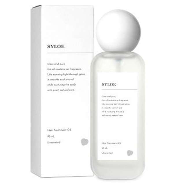 [기타] SYLOE 헤어 오일 무향료 95ml 씻어내지 않는 트리트먼트 남성 여성