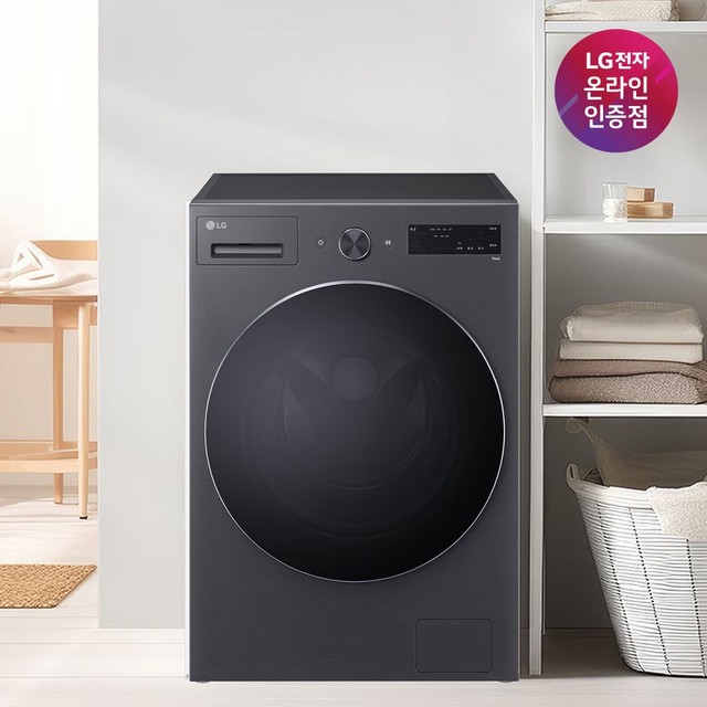 LG전자 LG 트롬 드럼 세탁기 17KG 블랙 F17NTPR 1등급