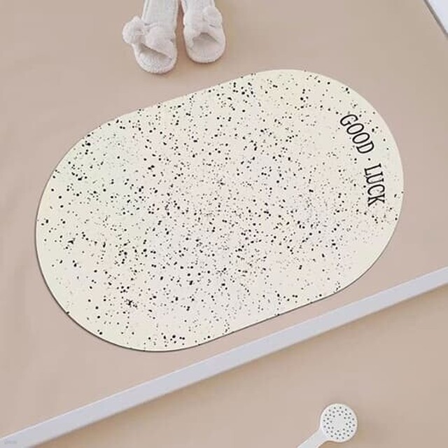 스트라이프 발매트 도트 규조토 빨아쓰는 욕실 화장실 주방 매트