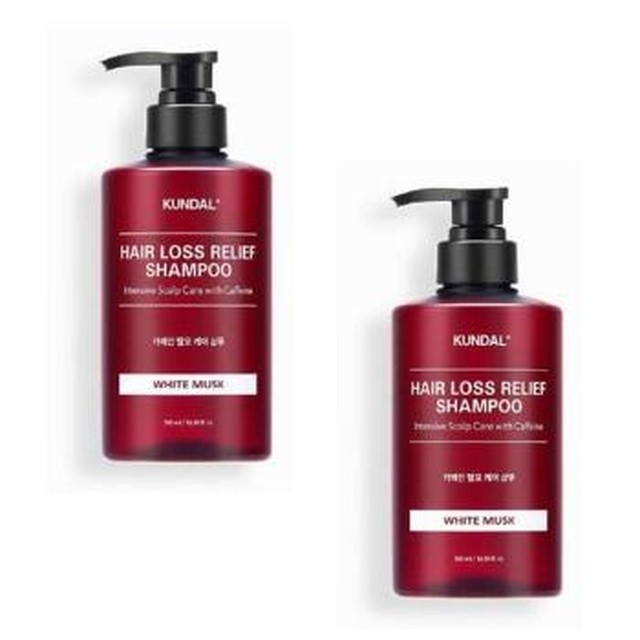 [셀러허브] 쿤달 카페인 탈 모샴푸 화이트머스크 500ml x 2개 향기로운 촉촉한 모발 영양공 (S41300498A)[이마트몰] [41300498]